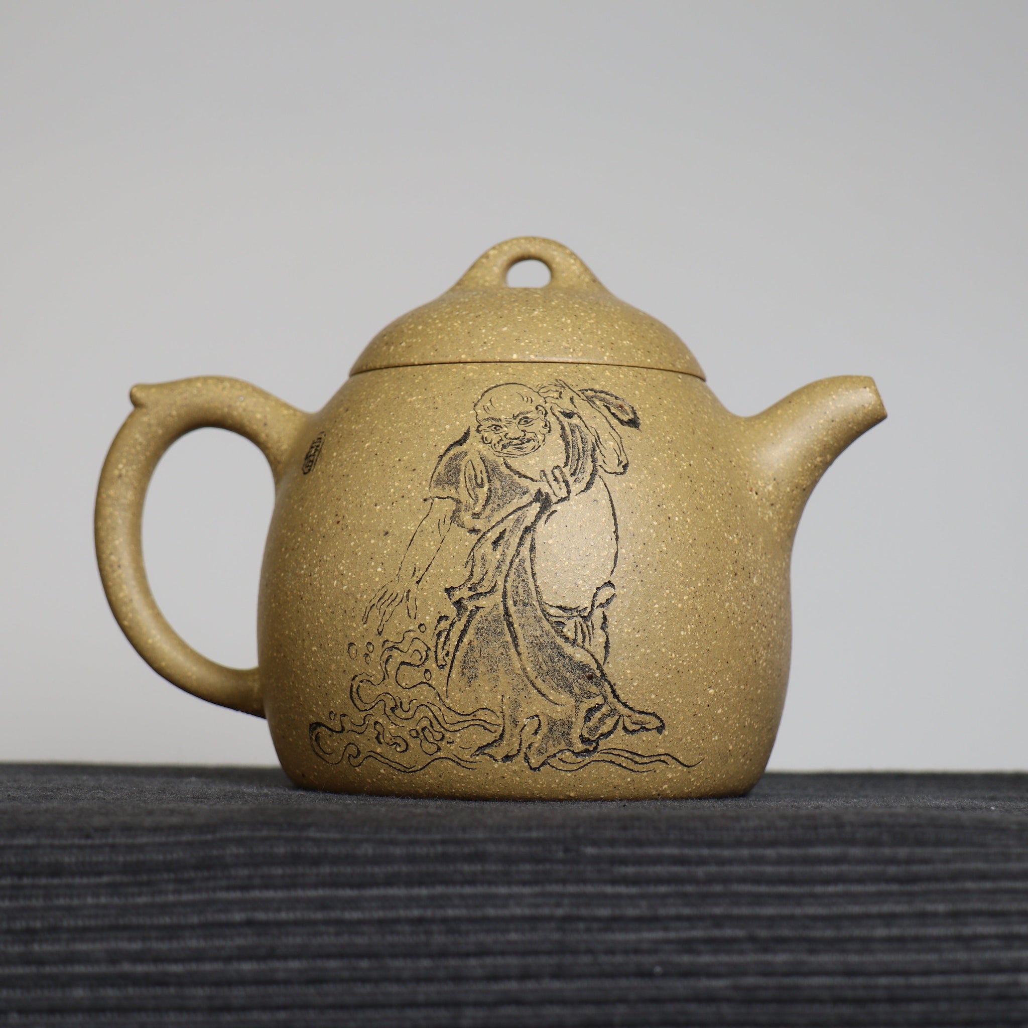 *Autumn Reward｜Buy one, get three free* [Qin Quan] Fully handmade yellow clay teapot with universe pattern and purple sand