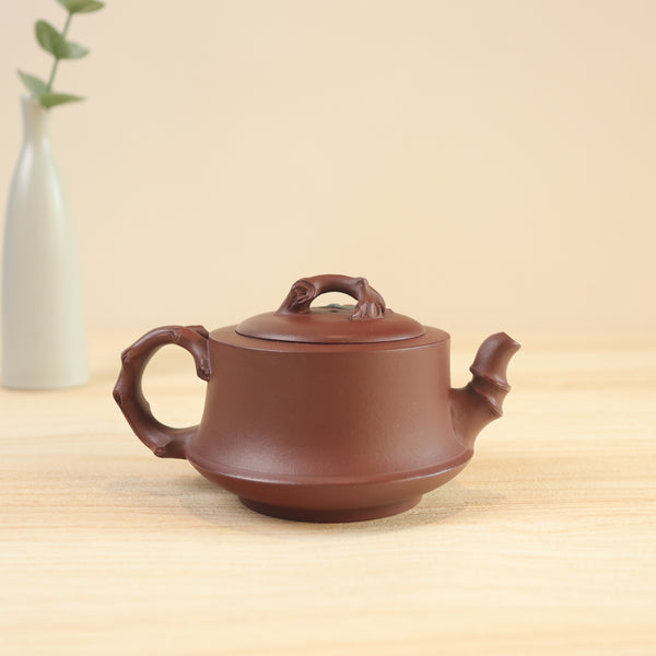 （已售出）*新品*【迎秋】原礦紫泥貼花紫砂茶壺