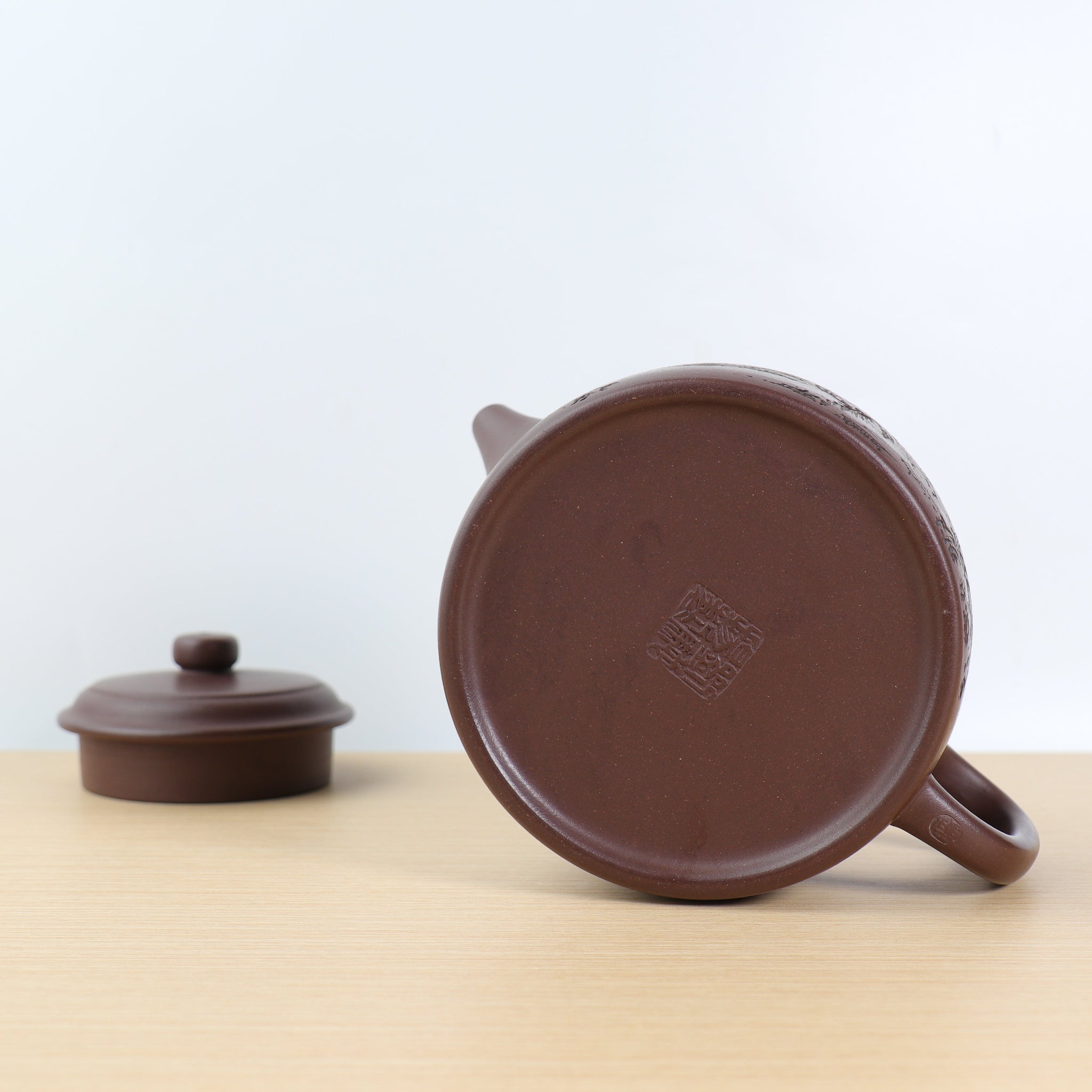 *Autumn Reward｜Buy one get three free* [De Zhong] Original ore old purple clay carved purple clay teapot 