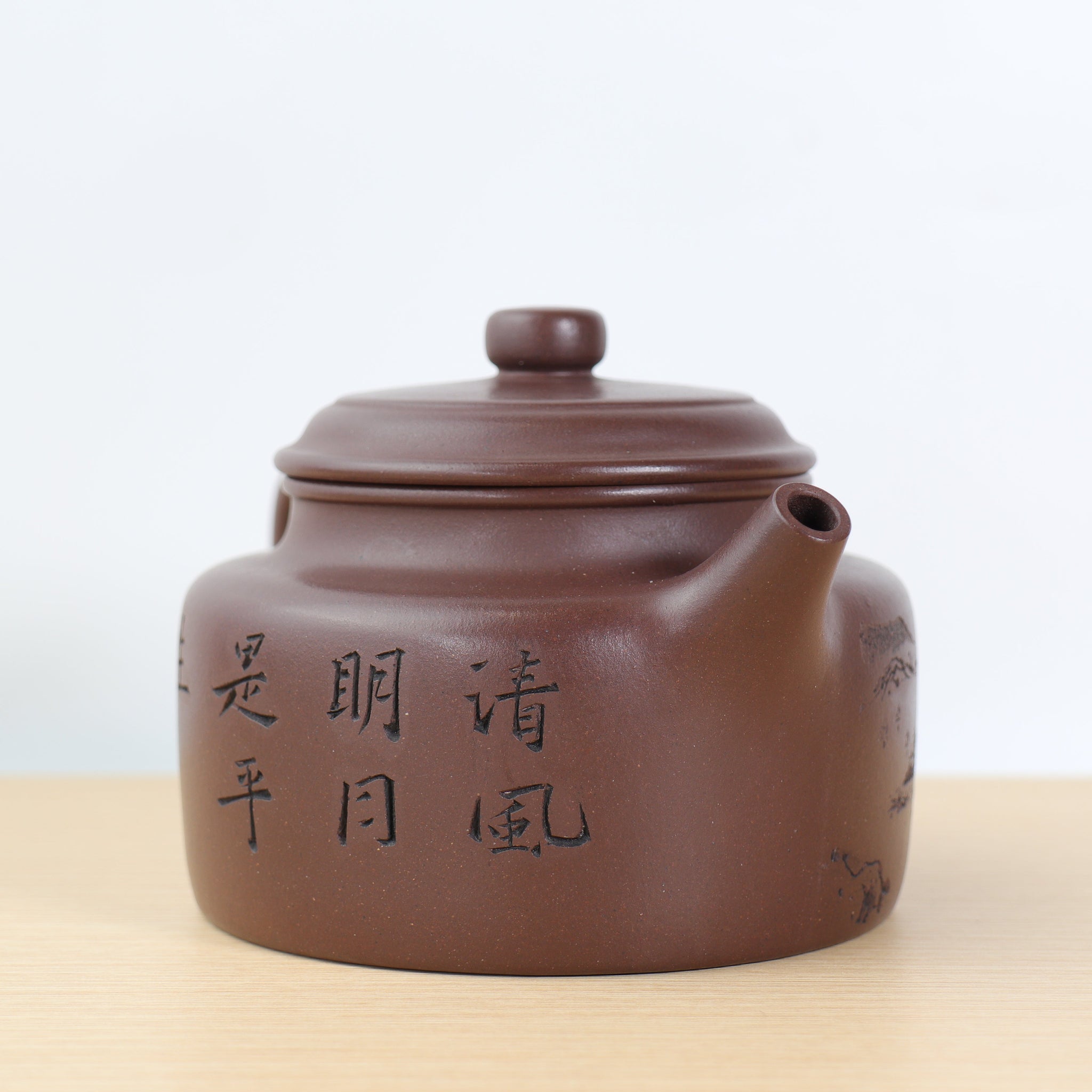 *Autumn Reward｜Buy one get three free* [De Zhong] Original ore old purple clay carved purple clay teapot 