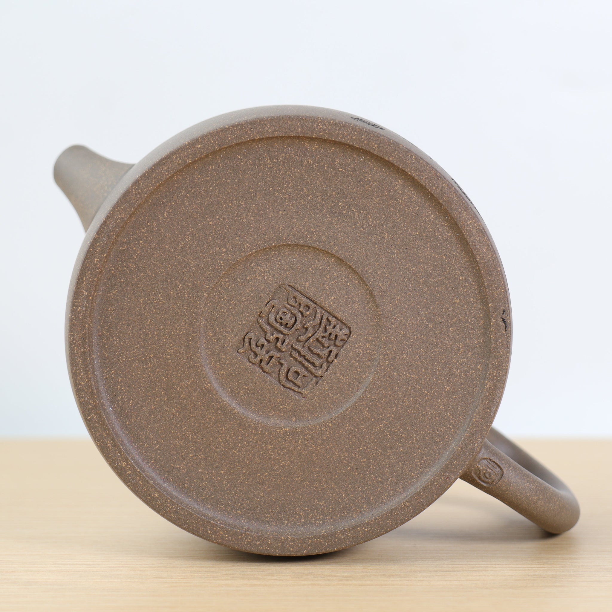 *Autumn Reward｜Buy one, get three free* [De Zhong] Purple clay teapot carved with green and gray sections