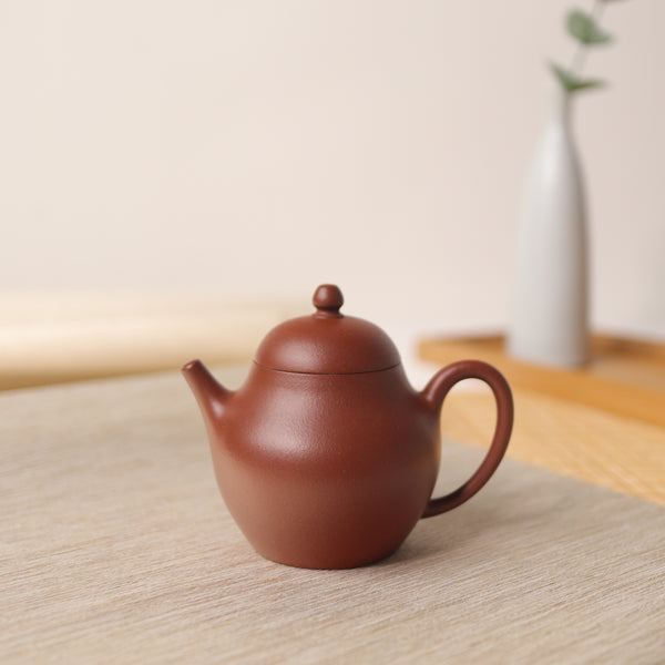 （已售出）*新品* *唐彬傑弟子*【高梨】全手工紅泥摹古紫砂茶壺