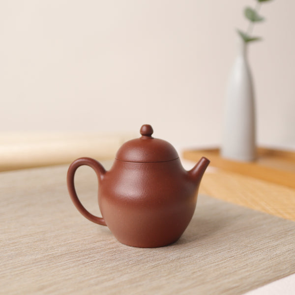（已售出）*新品* *唐彬傑弟子*【高梨】全手工紅泥摹古紫砂茶壺