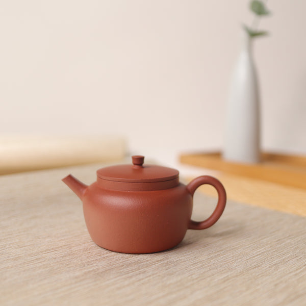 *新品*【桑扁】全手工朱泥摹古紫砂茶壺