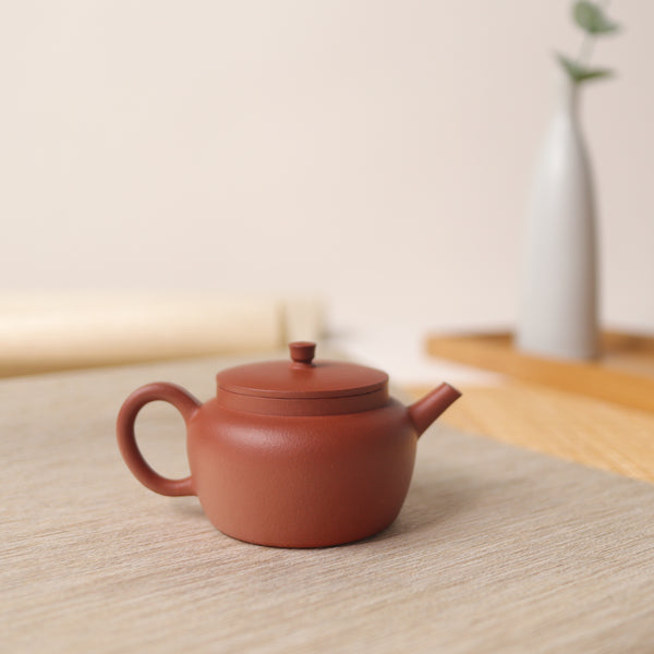 *新品*【桑扁】全手工朱泥摹古紫砂茶壺