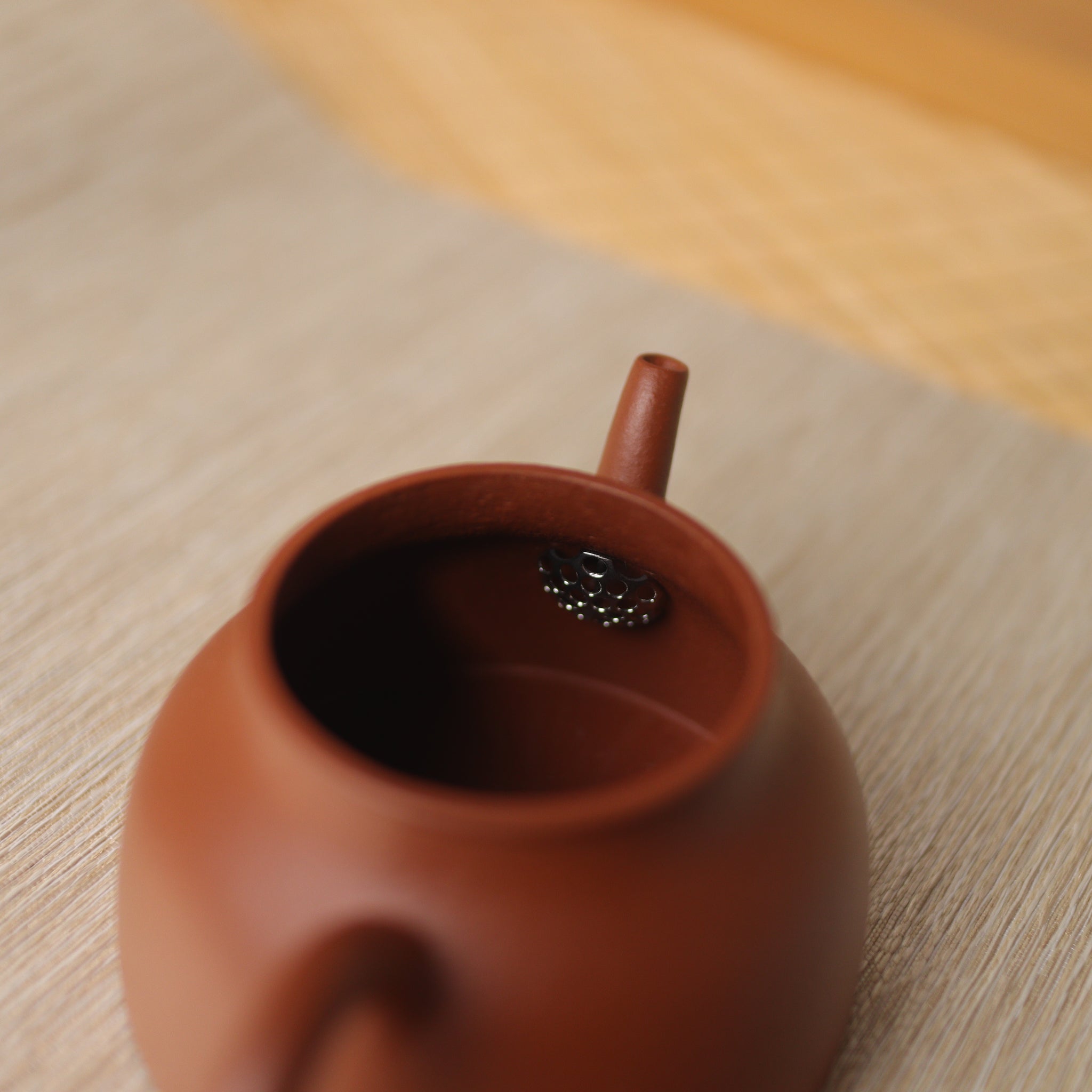 （已售出）【曼陀壺】全手工朱泥紫砂茶壺
