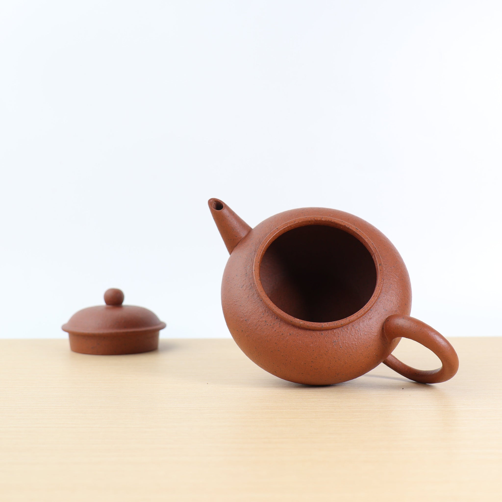 (Sold) *Autumn Reward｜Buy one, get five free* [Meng Chen model‧Level] Fully hand-painted ancient vermilion clay teapot