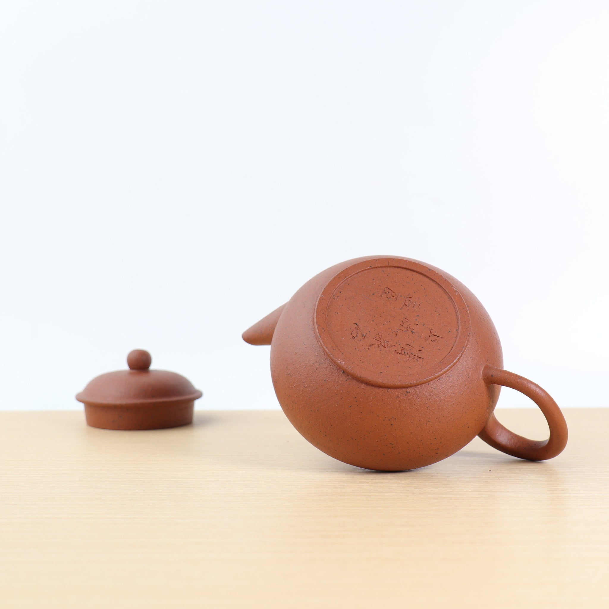 (Sold) *Autumn Reward｜Buy one, get five free* [Meng Chen model‧Level] Fully hand-painted ancient vermilion clay teapot