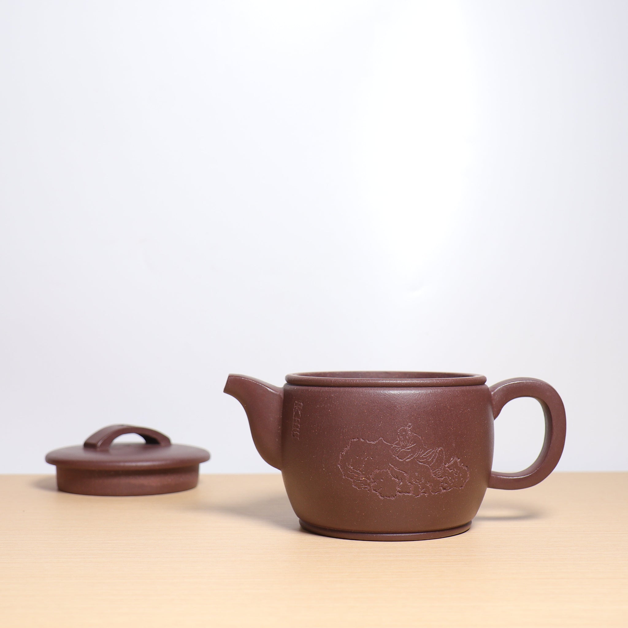 *Autumn Reward｜Buy one get three free* [Han Tile] Fully hand-carved purple clay carved purple sand teapot