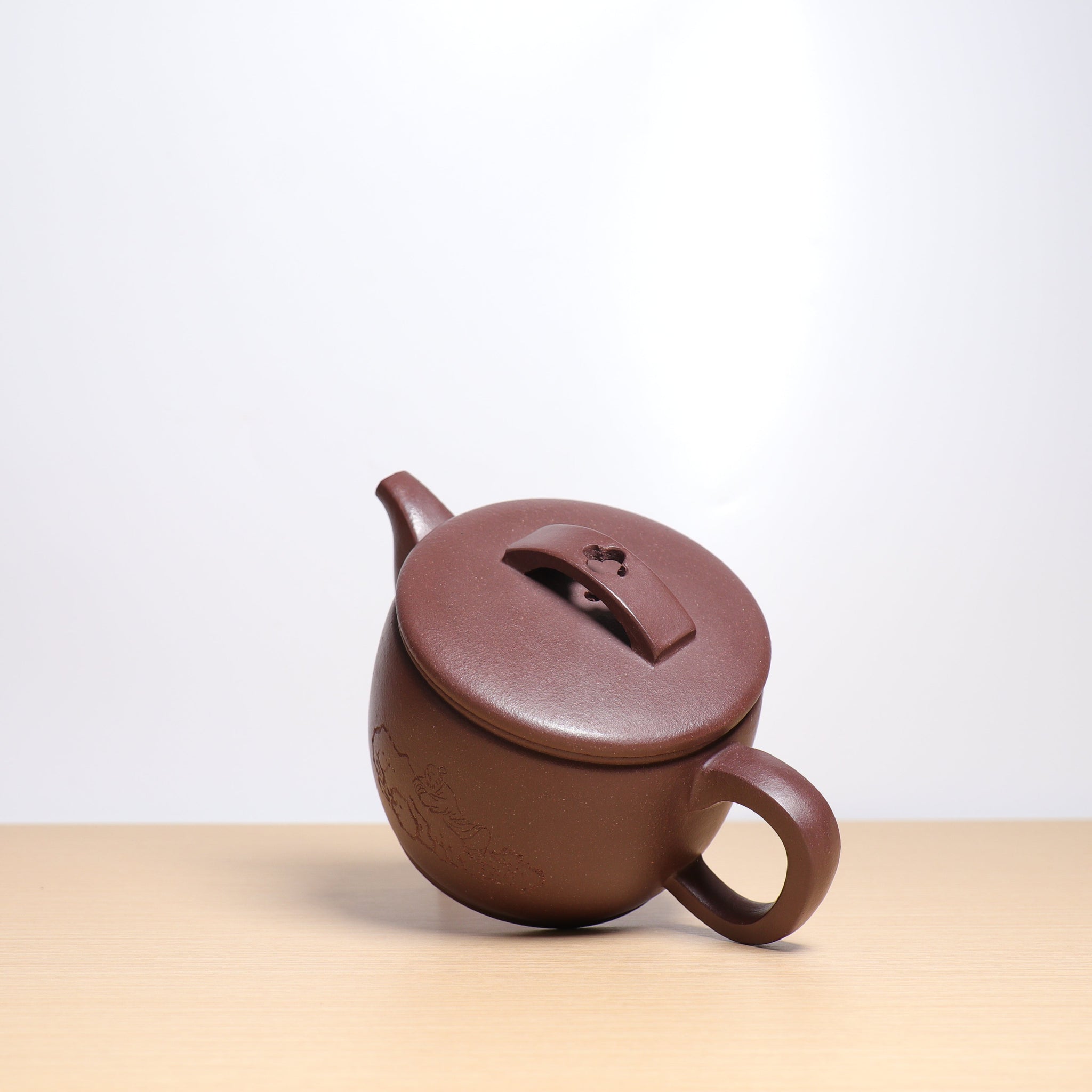 *Autumn Reward｜Buy one get three free* [Han Tile] Fully hand-carved purple clay carved purple sand teapot