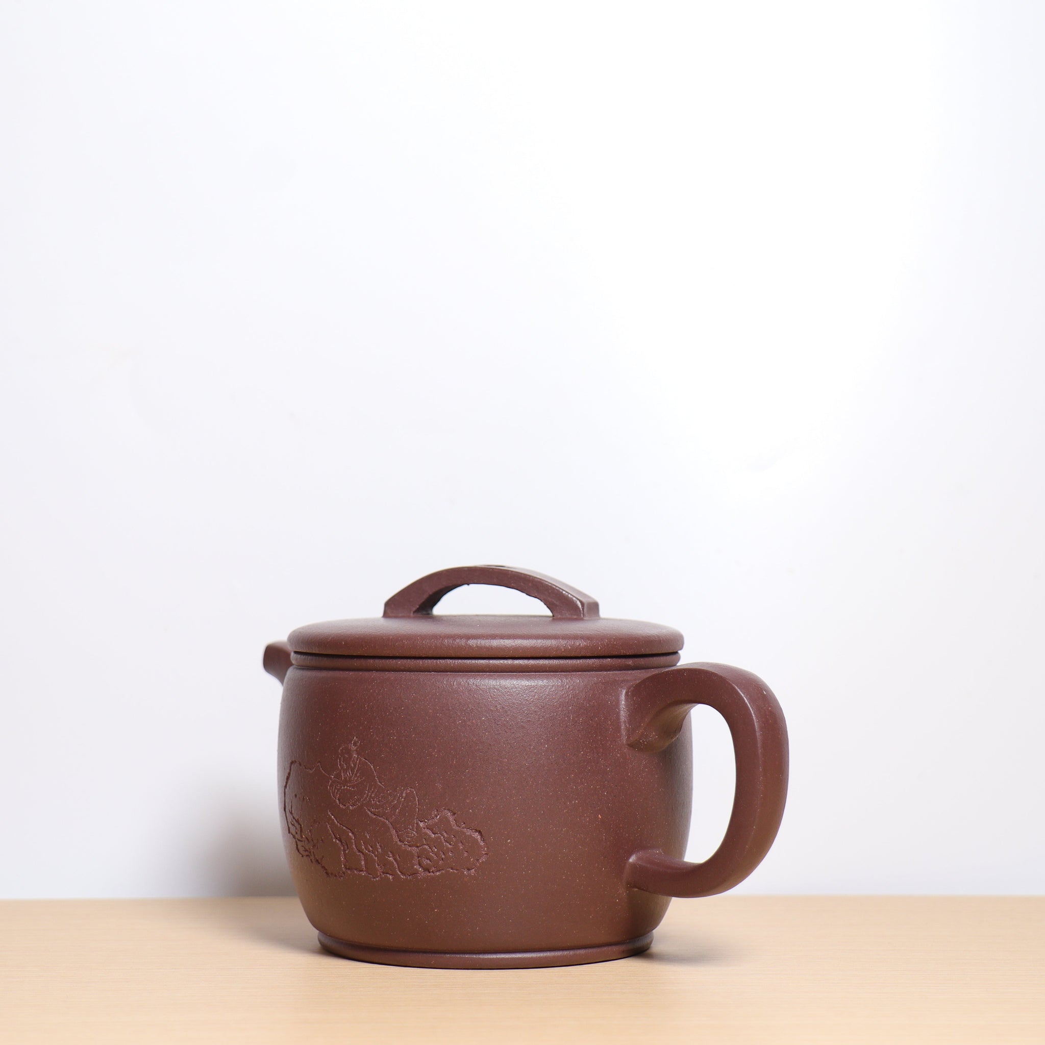 *Autumn Reward｜Buy one get three free* [Han Tile] Fully hand-carved purple clay carved purple sand teapot