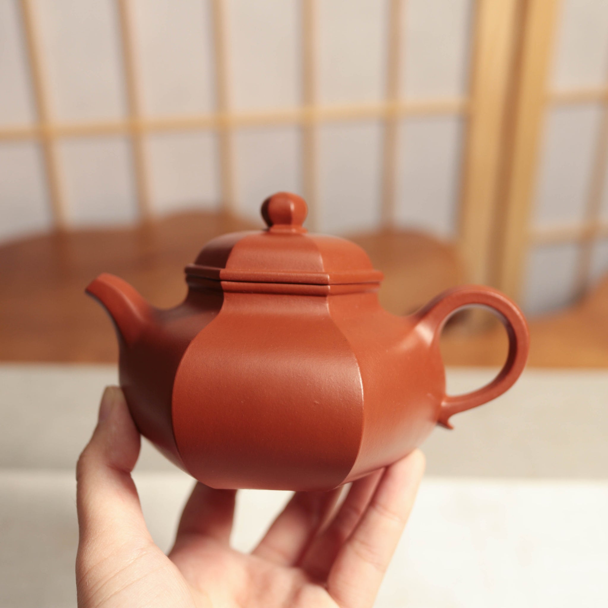 【六方容天】全手工大紅袍經典紫砂茶壺