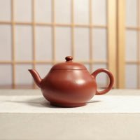 (Sold) [Pear Shape] Original Dahongpao Classic Purple Clay Teapot