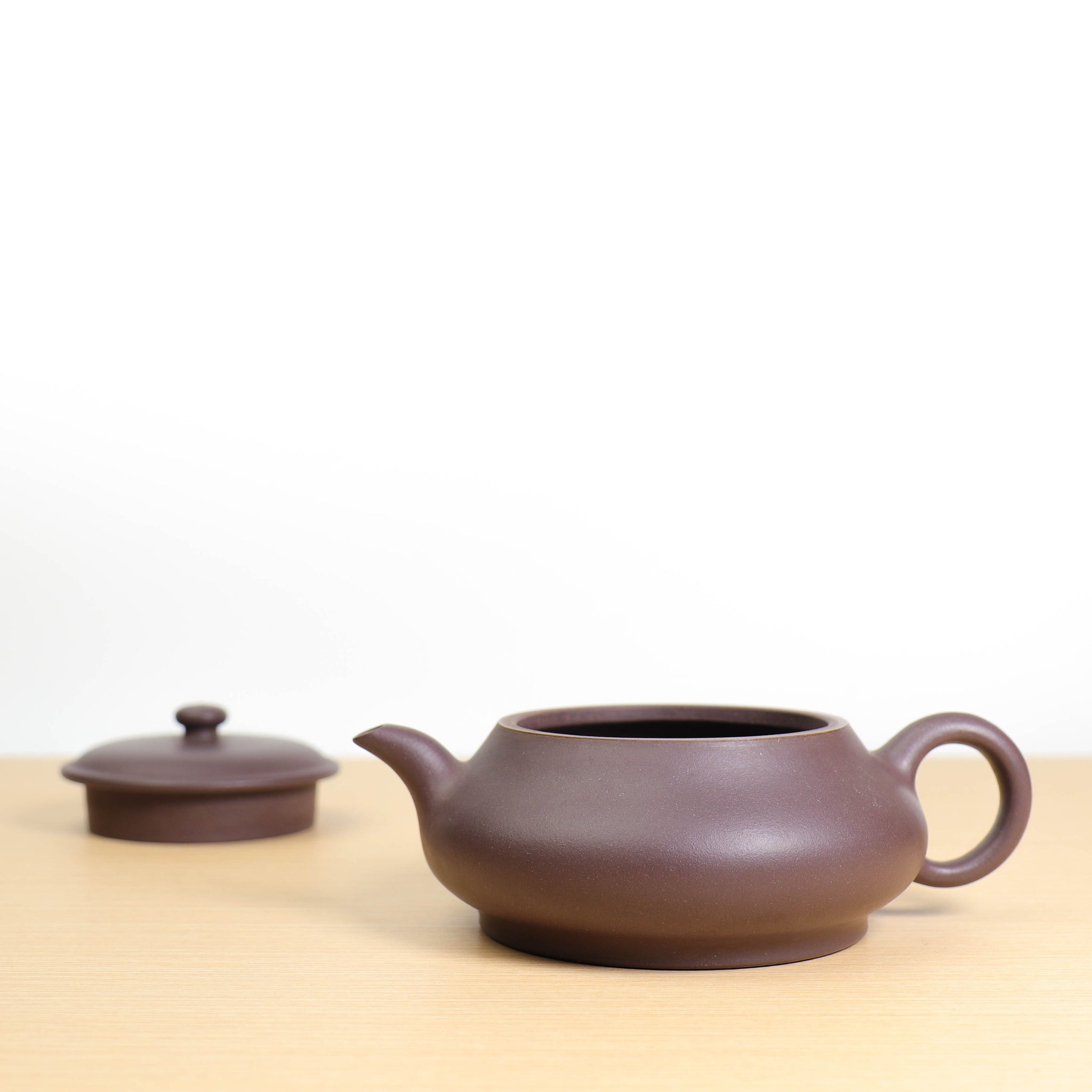 【明爐】紫羅蘭天青泥素雅紫砂茶壺