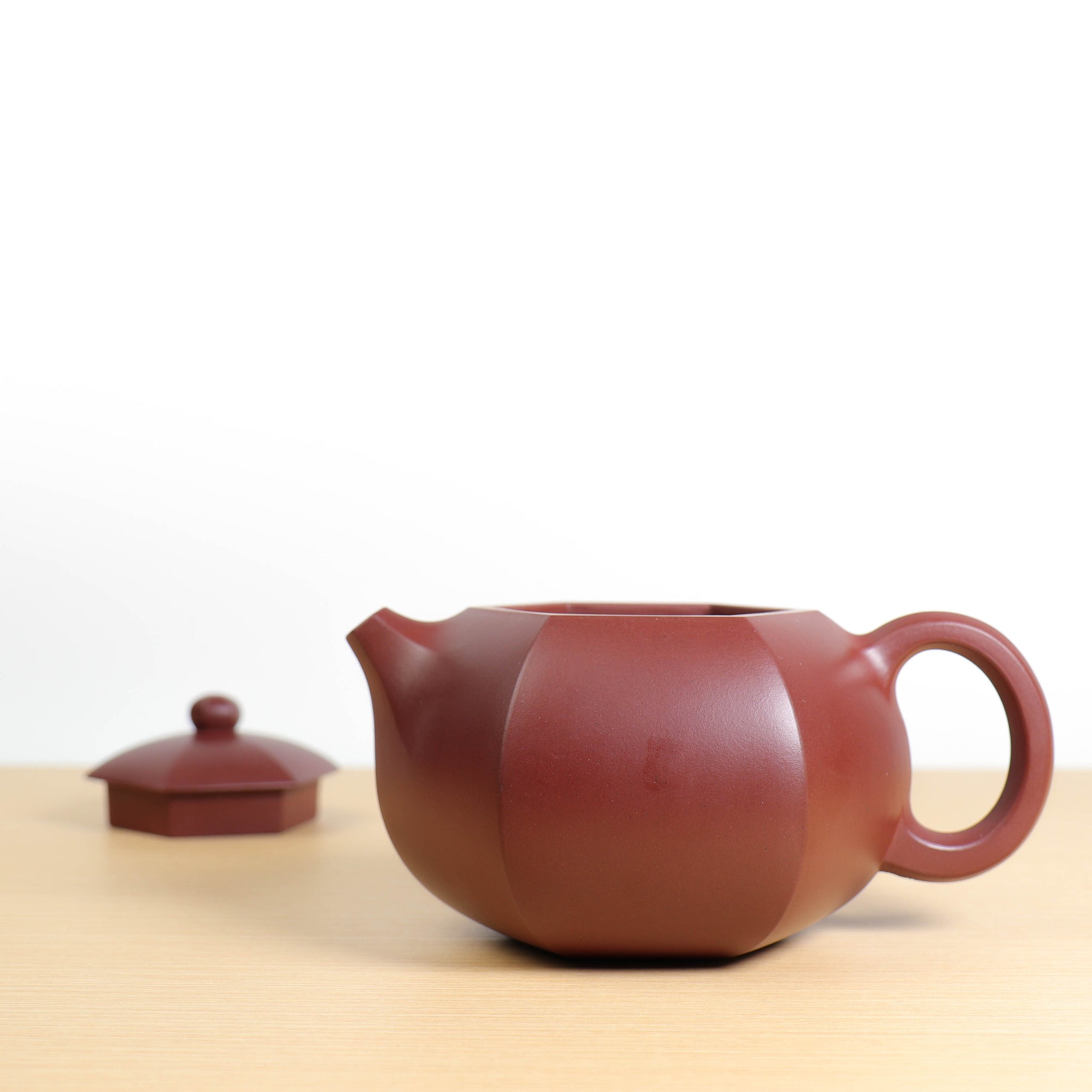 （已售出）【六方西施】原礦玫紅泥紫砂茶壺
