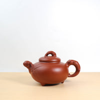 [Plum and Bamboo Double Clear] Dahongpao Bionic Purple Clay Teapot