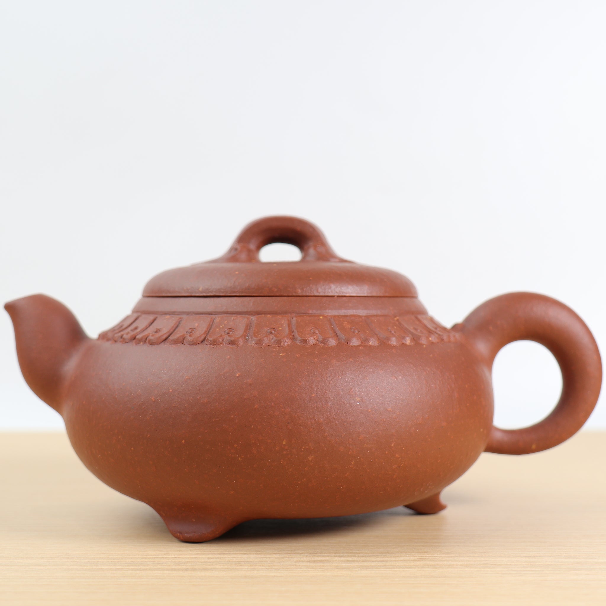 【萬事如意】原礦朱砂芙蓉坡紫砂茶壺
