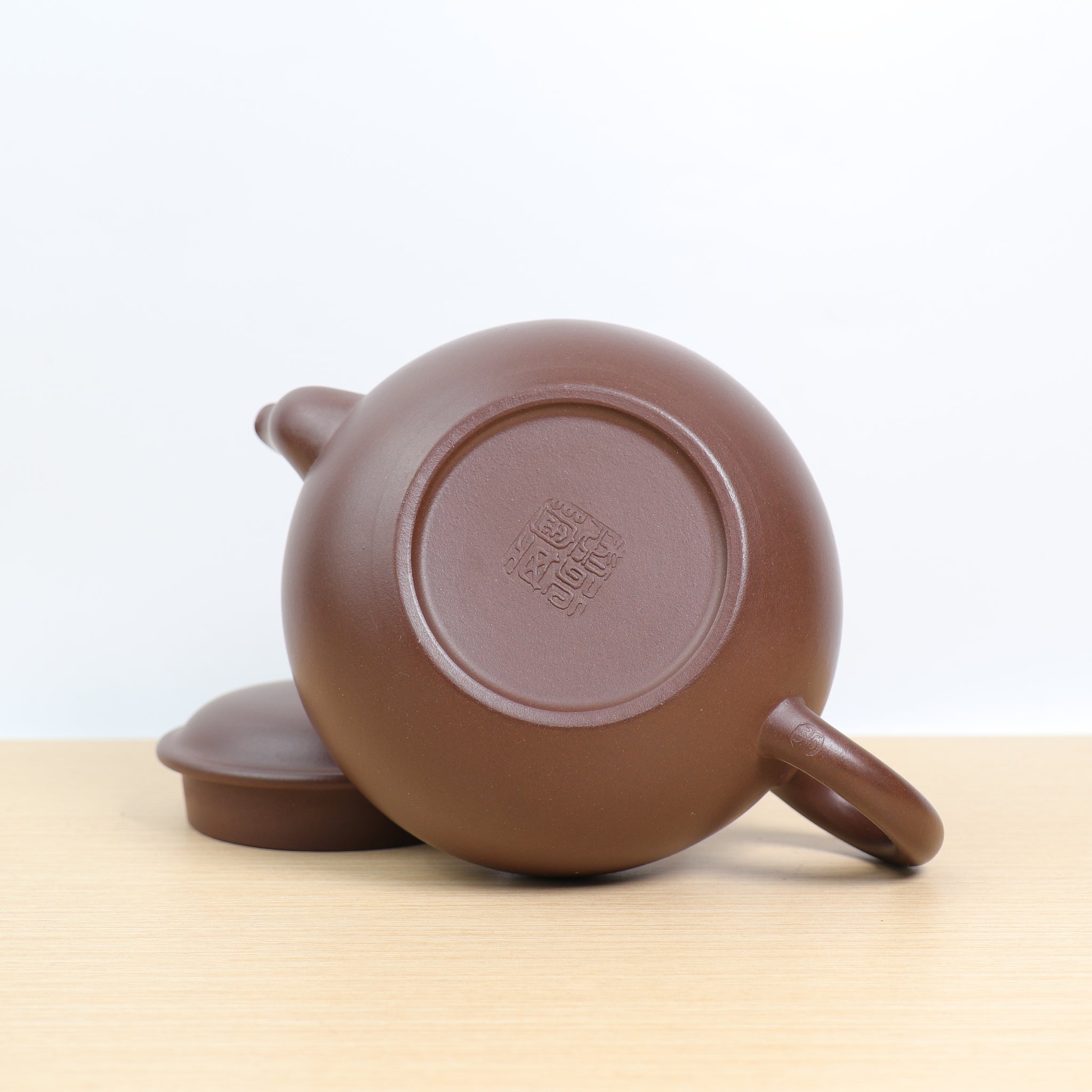 [Bianying] Fully handmade No. 4 well purple clay and purple sand teapot