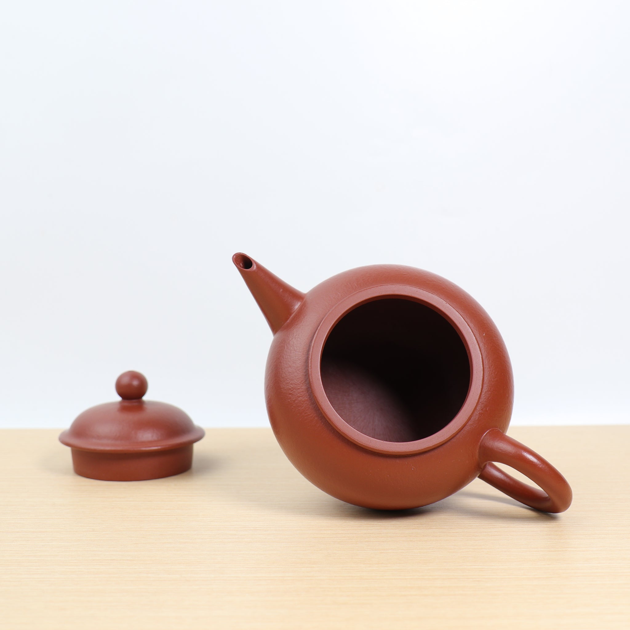 (Sold) *New product* [Level] Fully handmade raw ore wrinkled leather red clay Dahongpao purple sand teapot