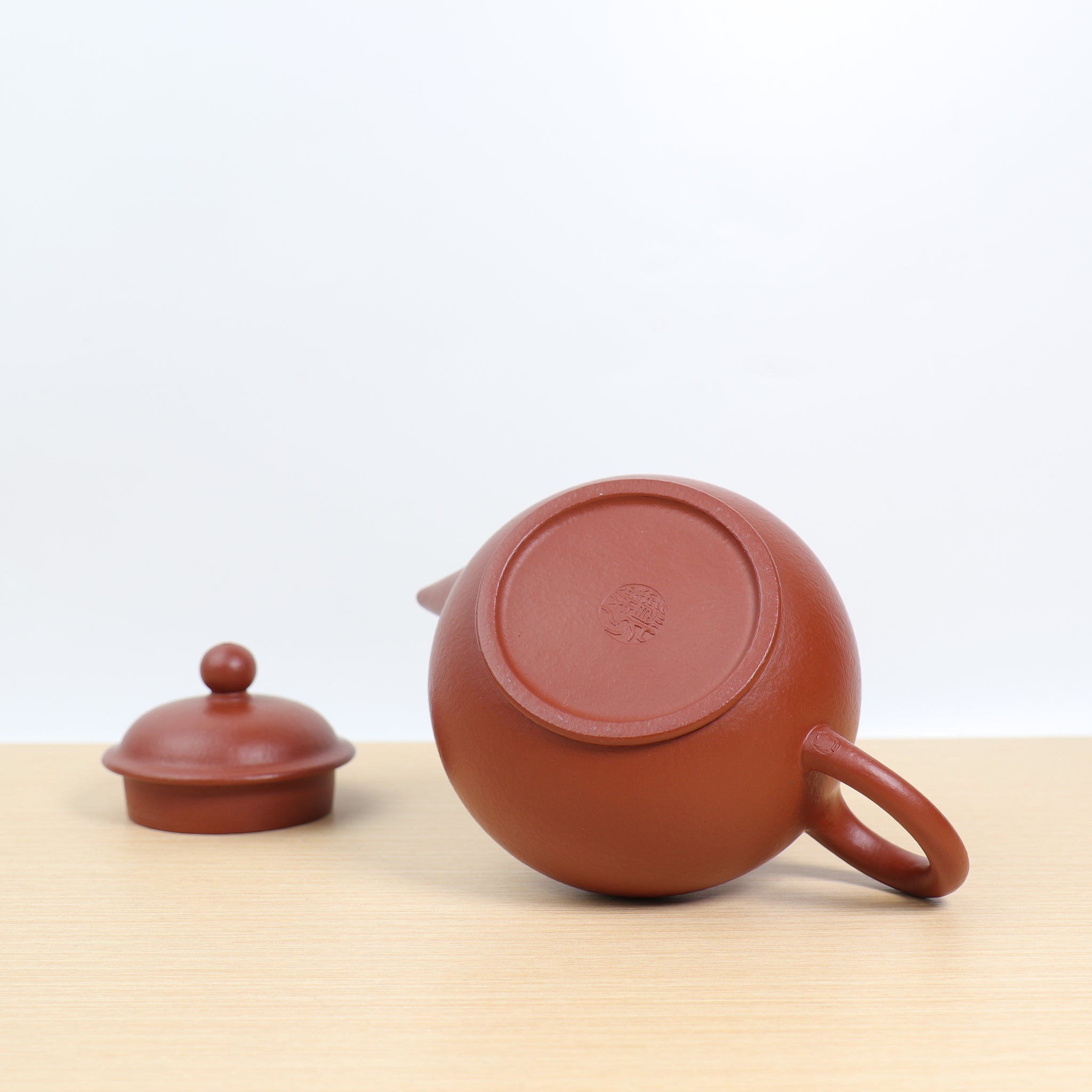 (Sold) *New product* [Level] Fully handmade raw ore wrinkled leather red clay Dahongpao purple sand teapot