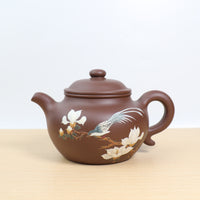 *New Product* [Ancient Lotus Seed Pot] Fully handmade original mine old purple clay painted purple clay teapot