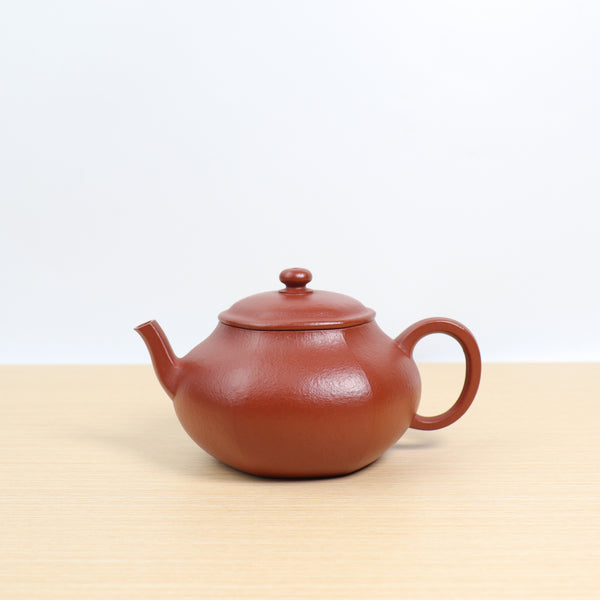 *王強弟子**新品*【君六方】全手工朱泥簡意紫砂茶壺