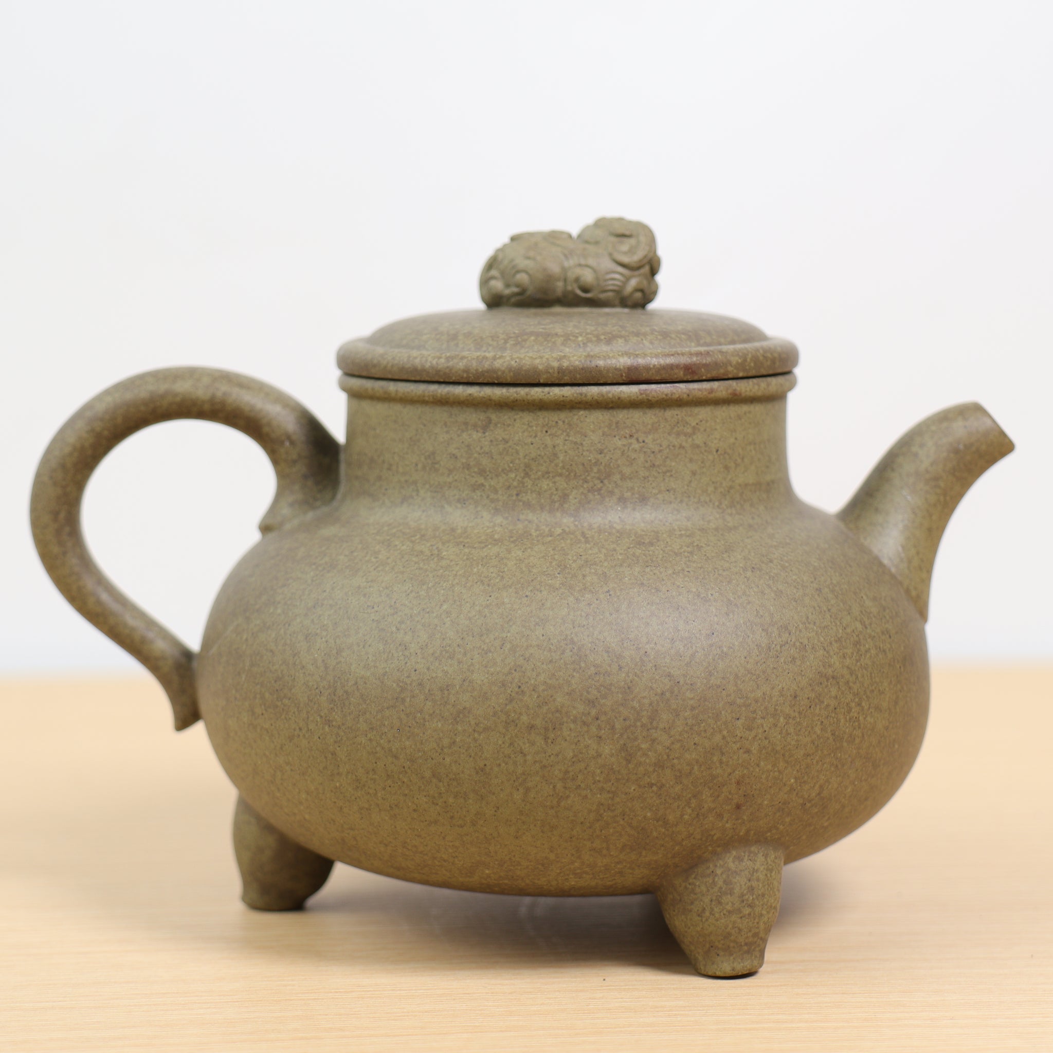 【納財】原礦龍貝青段泥紫砂茶壺