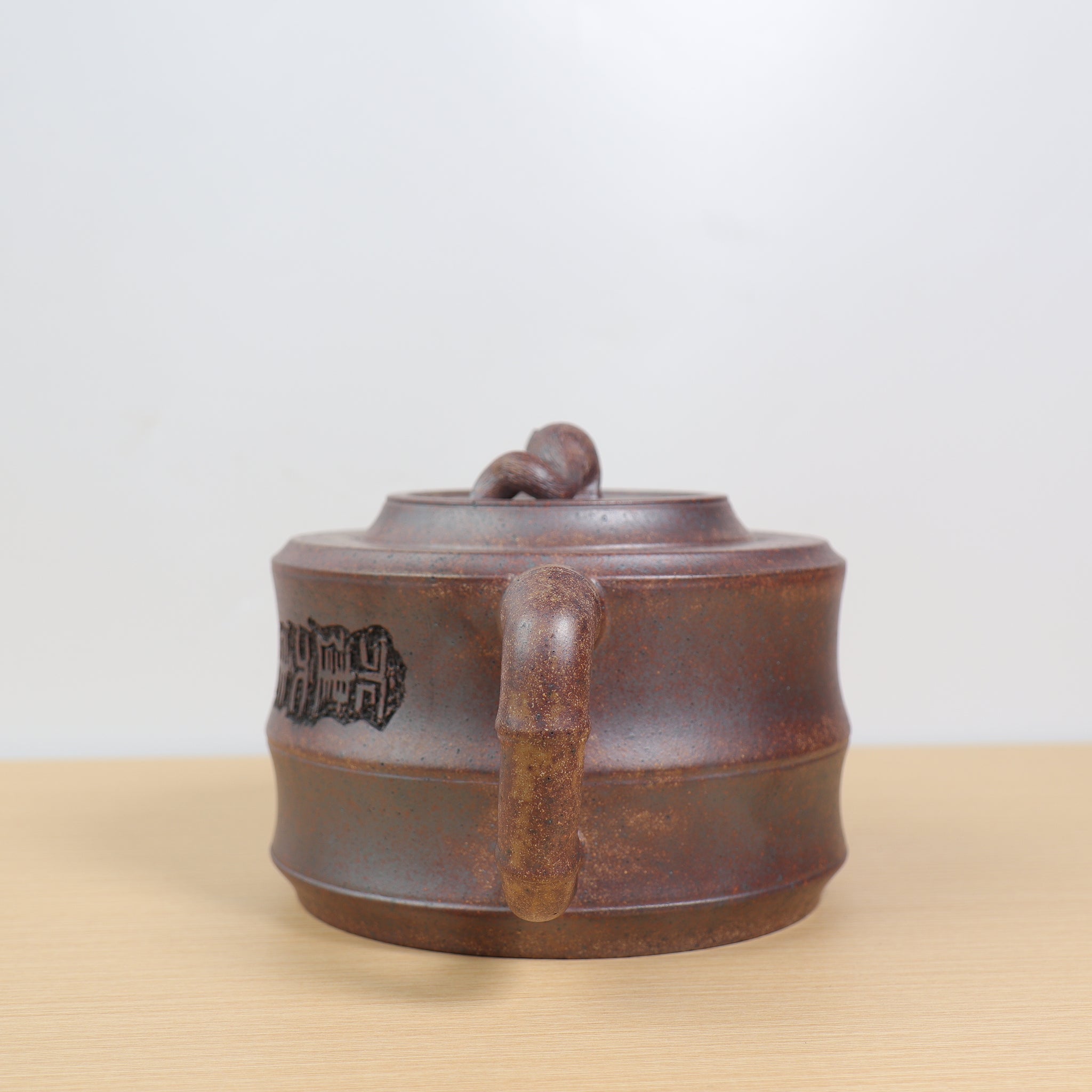 【Yipin Bamboo Section】Original Benshan Section Mud-fired Purple Clay Teapot