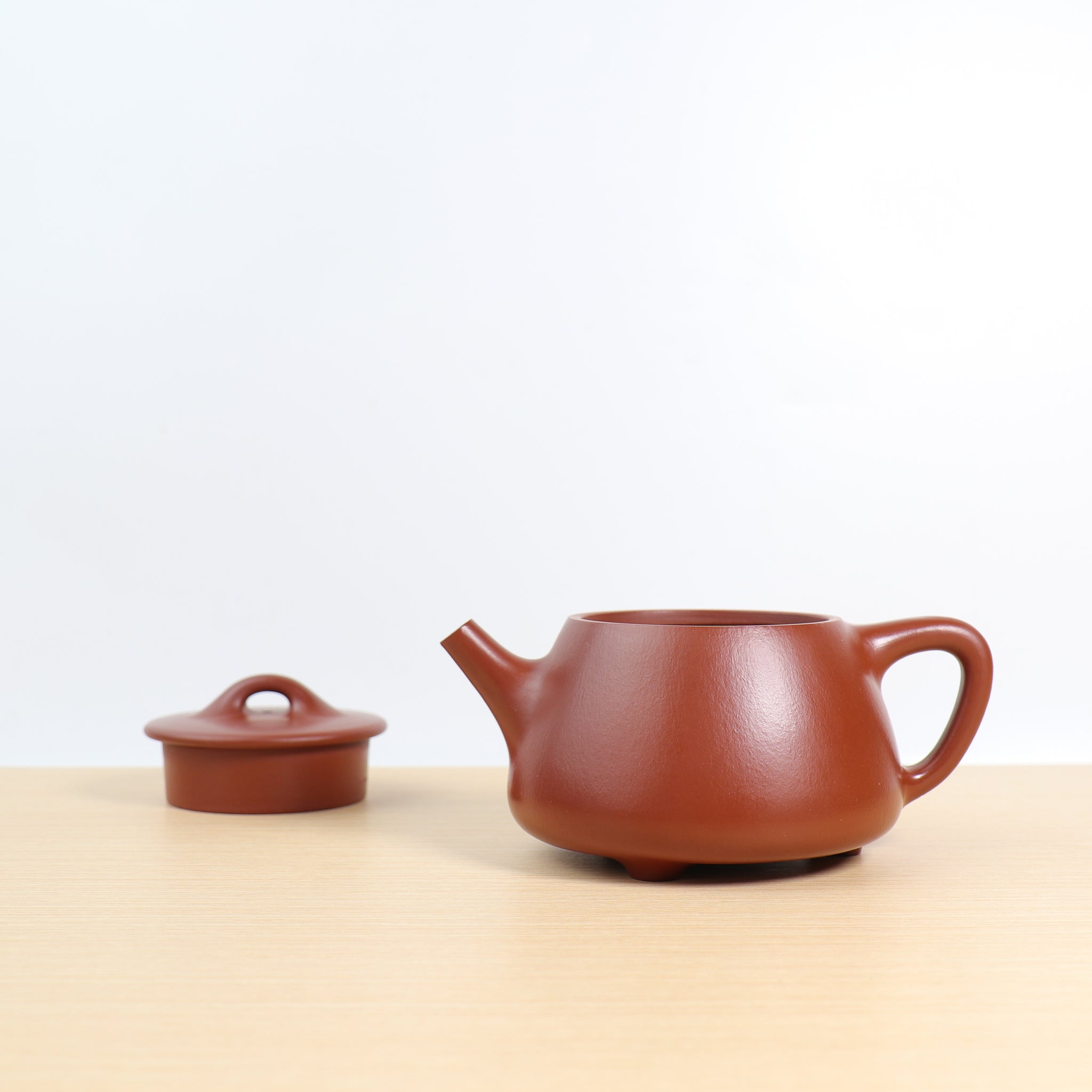 （已售出）【石瓢】全手工趙莊優質原礦朱泥經典紫砂茶壺