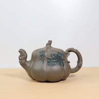 【南瓜】蟹殼青段泥紫砂茶壺