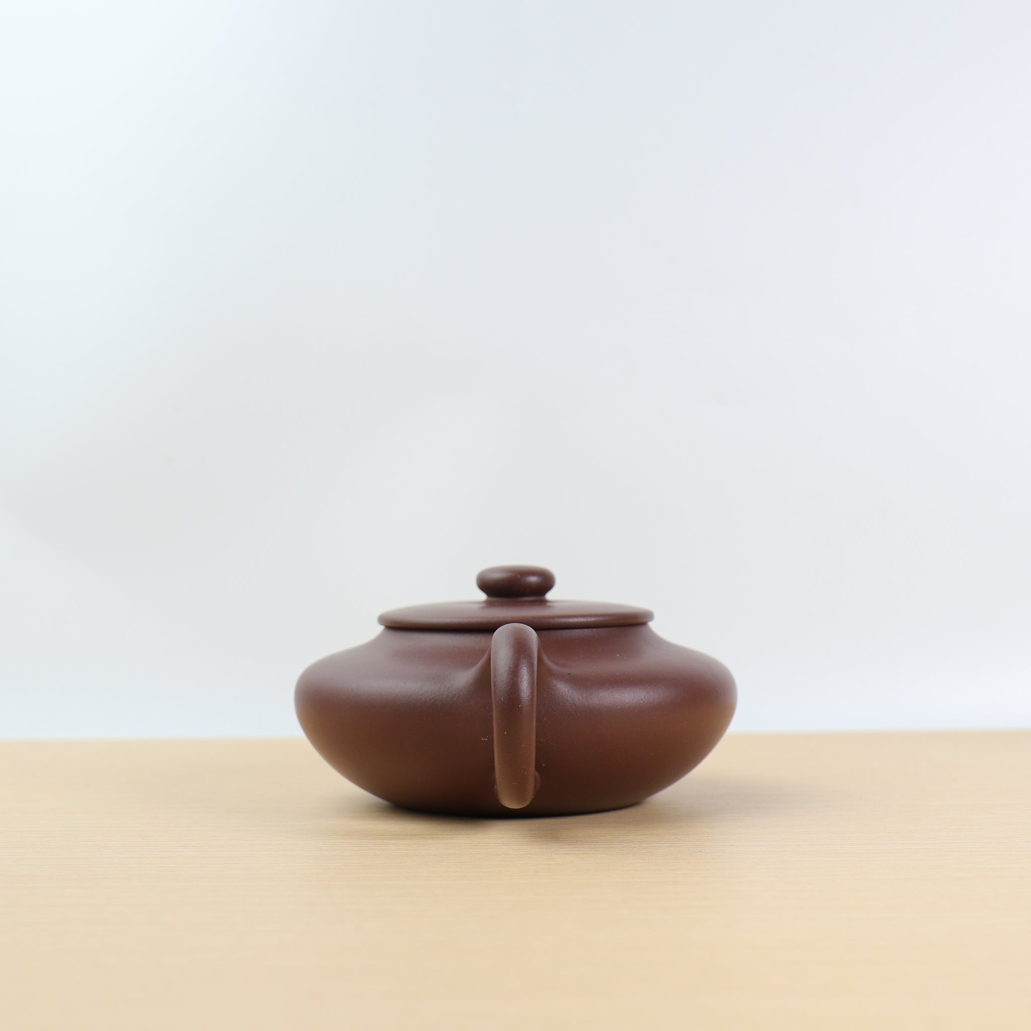 (Sold) [Han Bian] Fully handmade original mineral purple clay and purple sand teapot