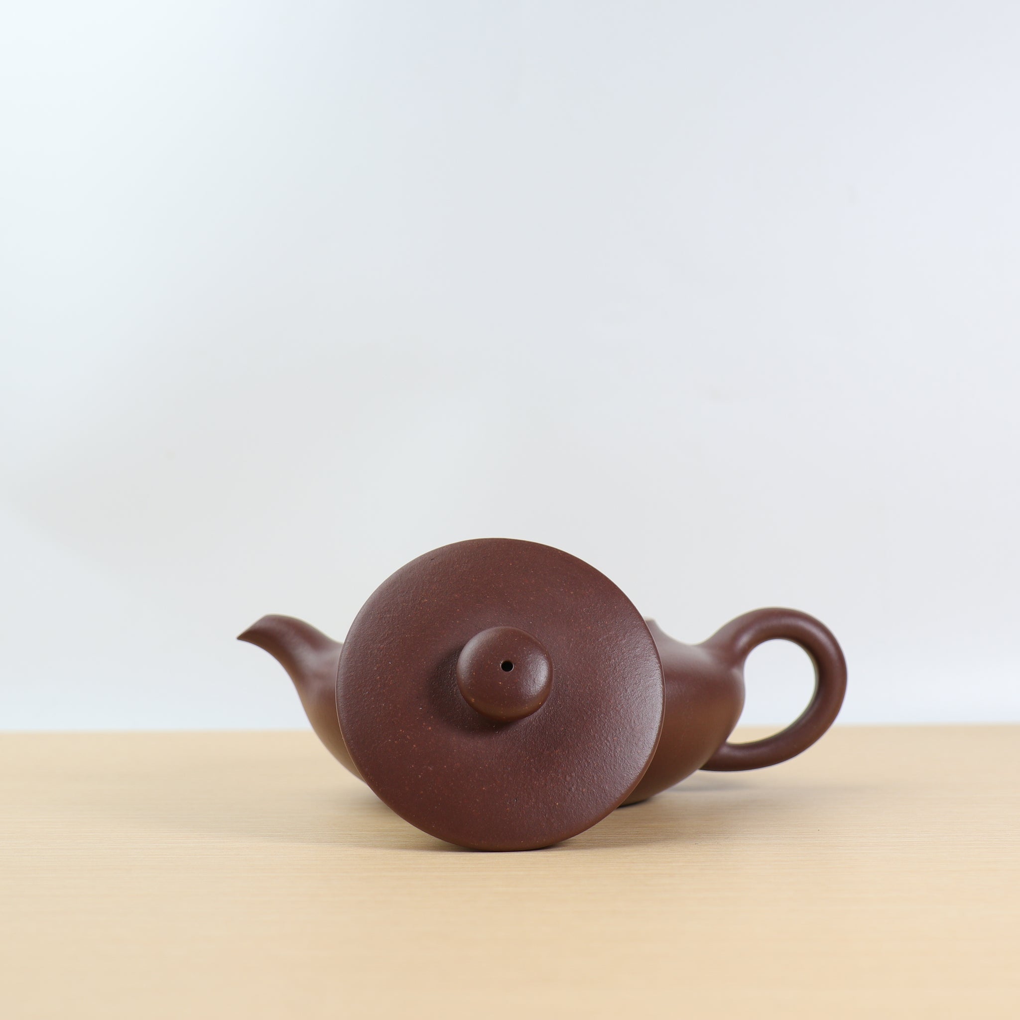 (Sold) [Han Bian] Fully handmade original mineral purple clay and purple sand teapot