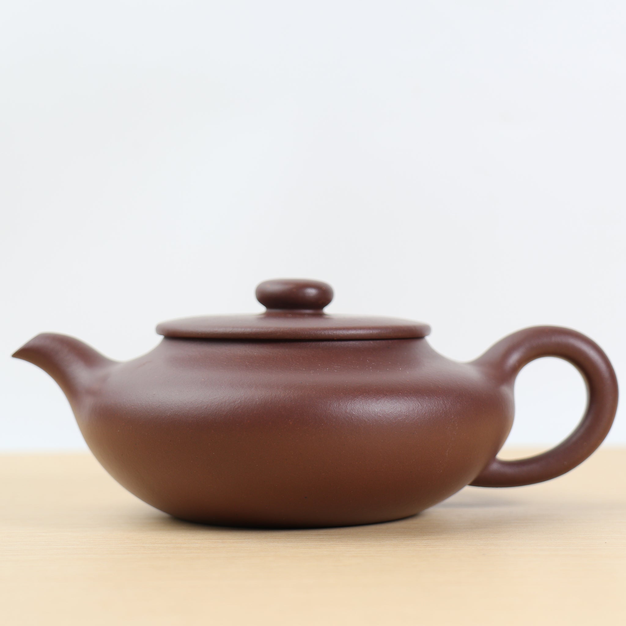 (Sold) [Han Bian] Fully handmade original mineral purple clay and purple sand teapot