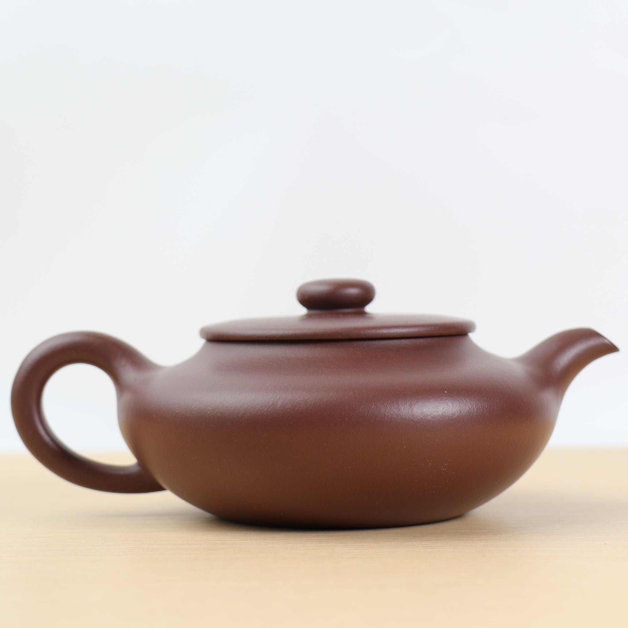 (Sold) [Han Bian] Fully handmade original mineral purple clay and purple sand teapot