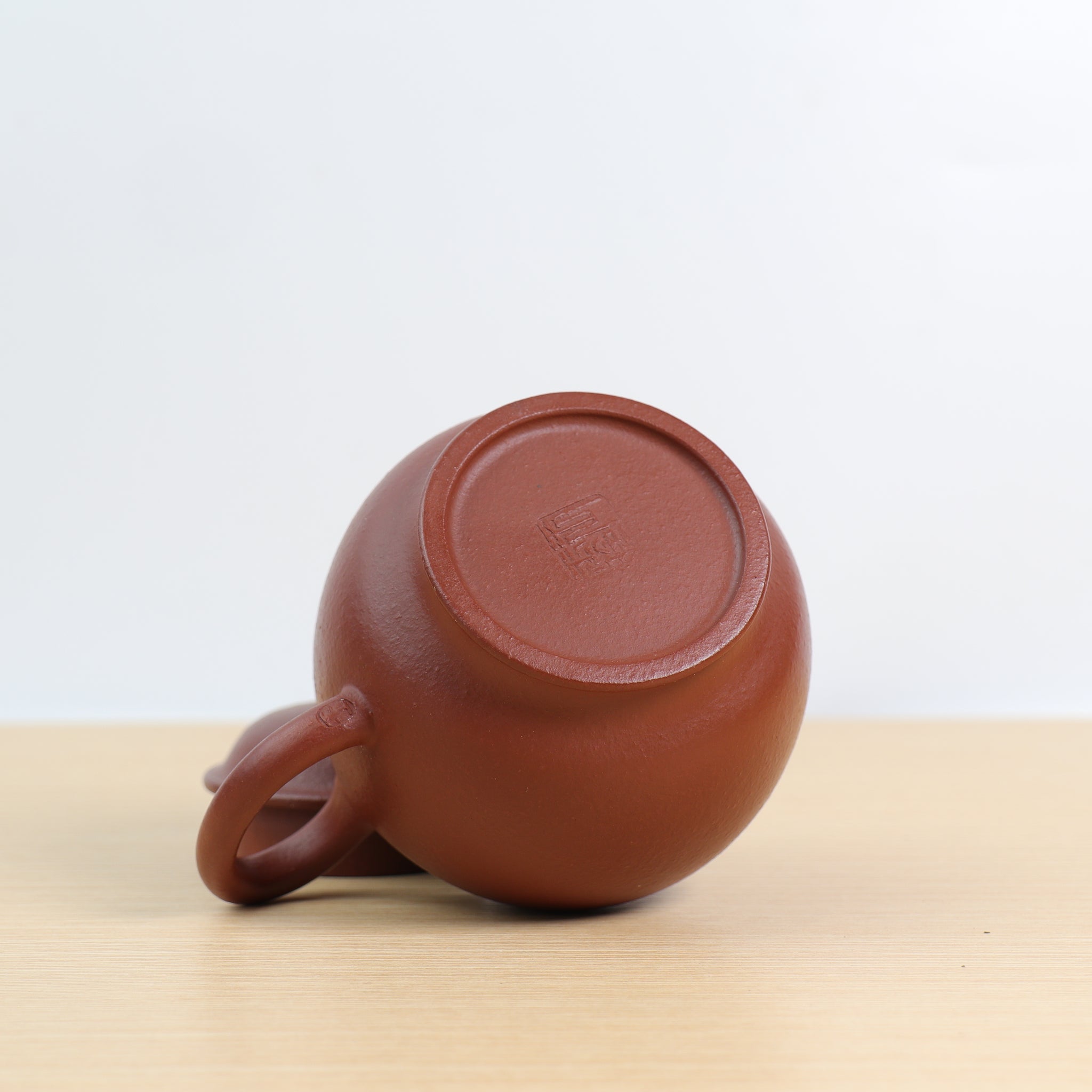 【巨輪掇只】朱泥紫砂茶壺