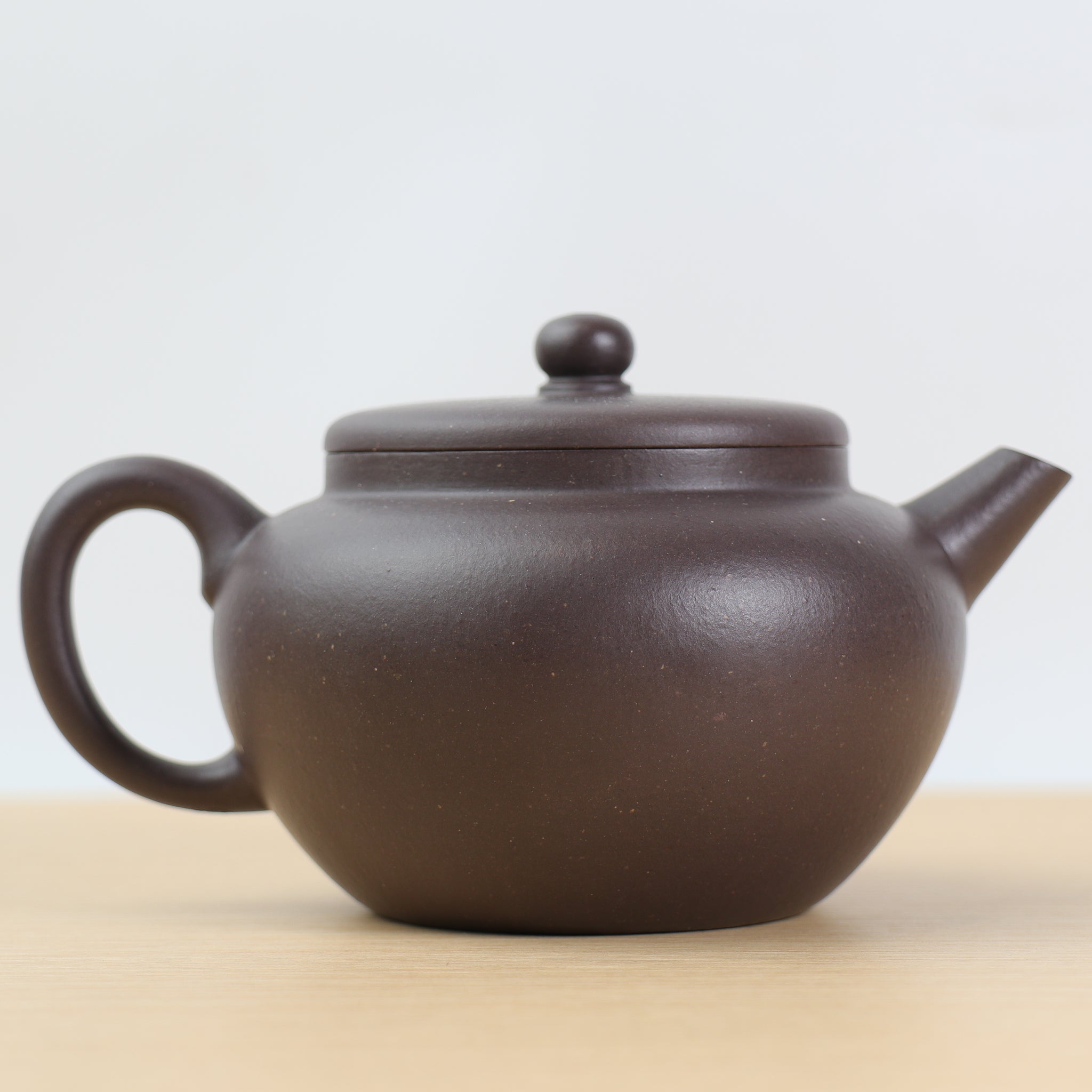 [Shigu] Fully handmade raw mineral purple clay and purple sand teapot