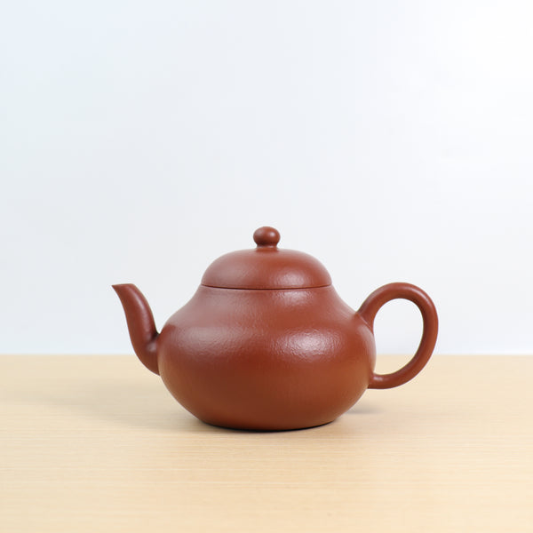 （已售出）*江友明弟子*【梨形】全手工原礦梨皮朱泥經典紫砂茶壺