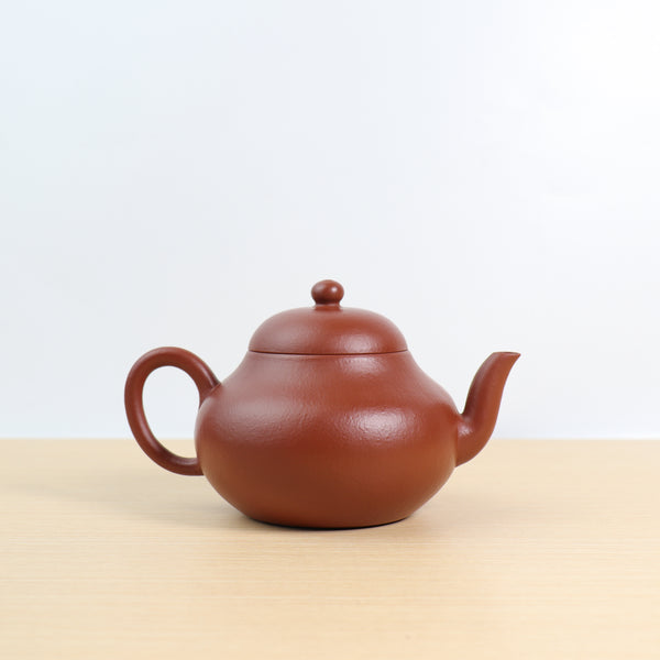 （已售出）*江友明弟子*【梨形】全手工原礦梨皮朱泥經典紫砂茶壺