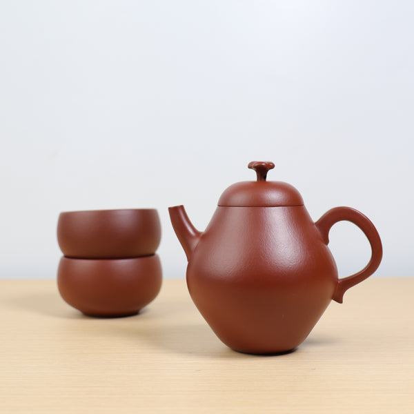 【靈芝春語】全手工原礦小煤窯朱泥紫砂茶具套組