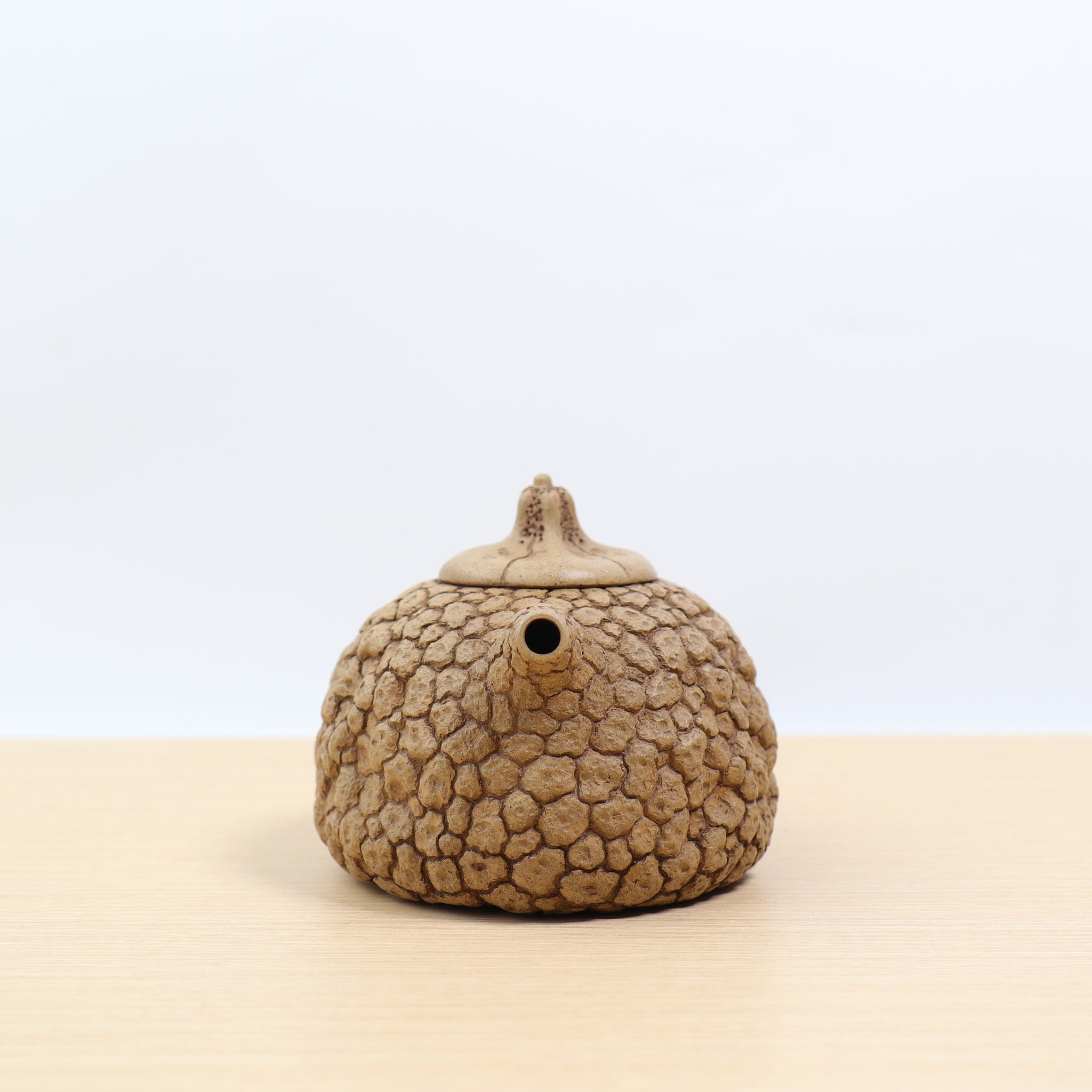 *New Product* [Melon Button for Spring] Fully Handmade Raw Mineral Old Section Clay Purple Clay Teapot