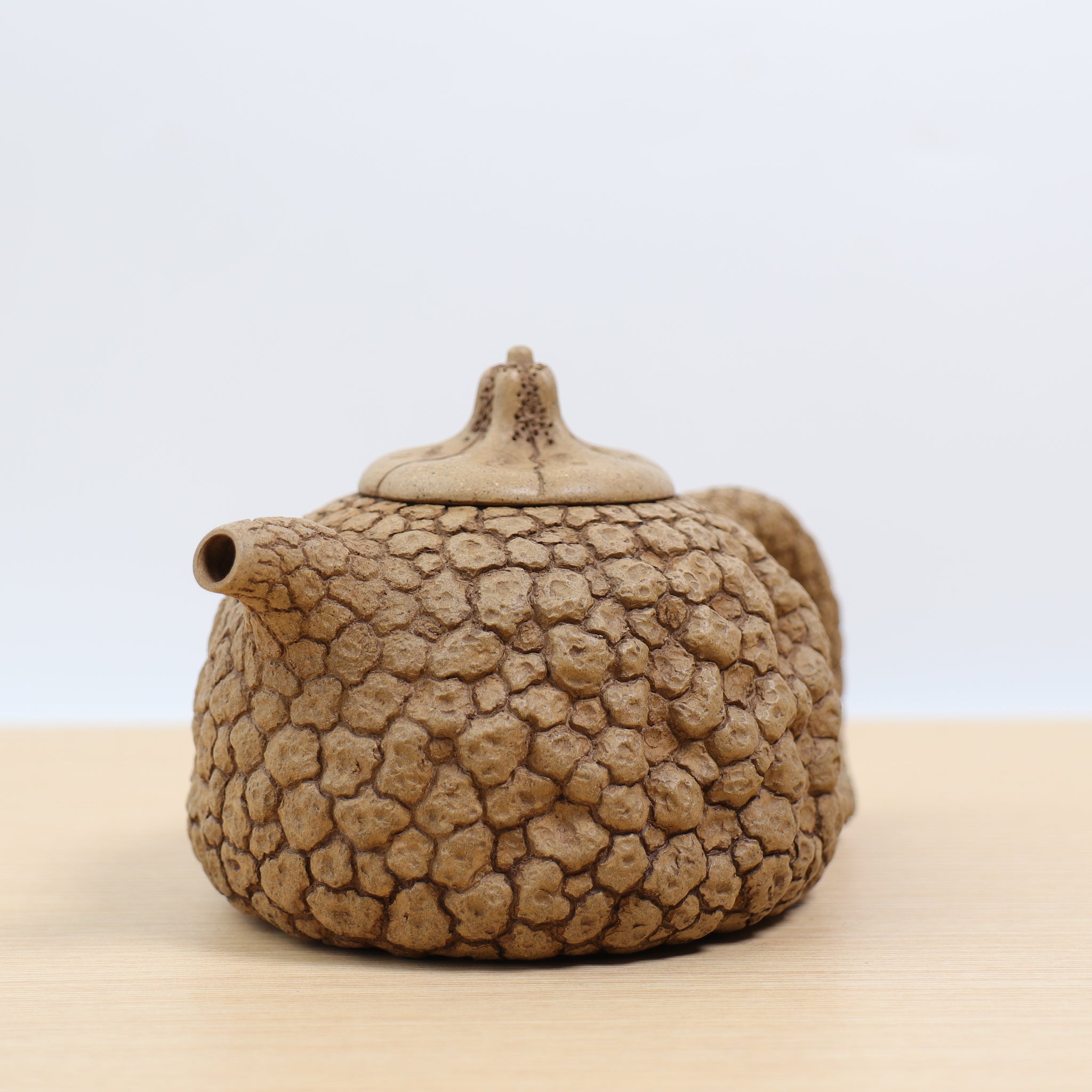 *New Product* [Melon Button for Spring] Fully Handmade Raw Mineral Old Section Clay Purple Clay Teapot