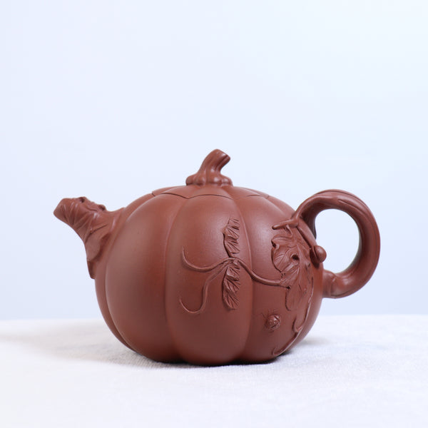 （已售出）【南瓜】原礦清水泥紫砂茶壺