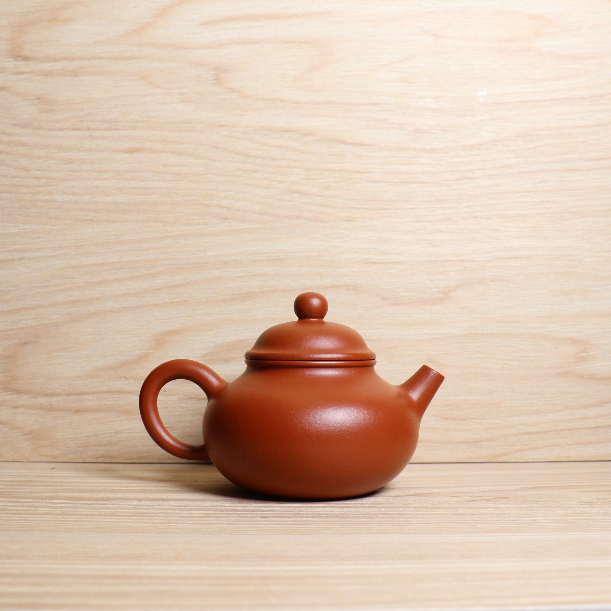 （已售出）【小小容天】全手工朱泥簡意紫砂茶壺
