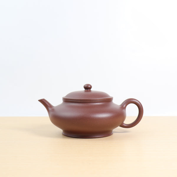 （已售出）*新品* 【虛扁】全手工原礦底槽青紫砂茶壺