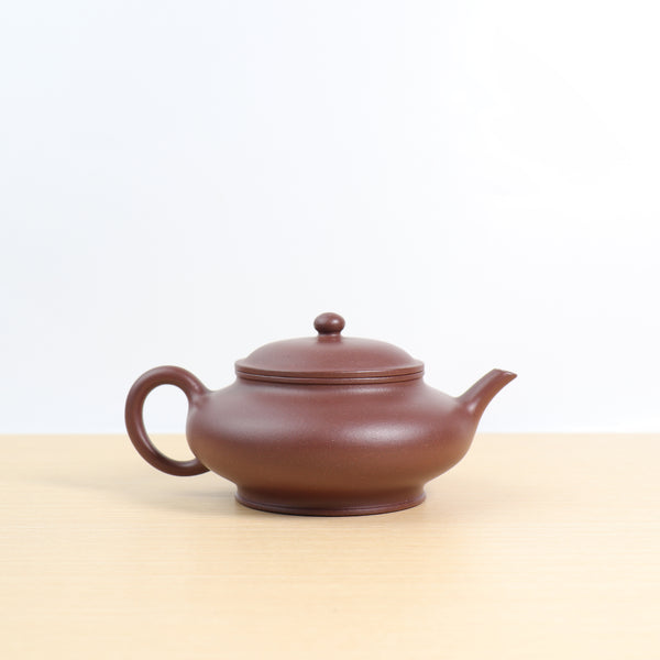（已售出）*新品* 【虛扁】全手工原礦底槽青紫砂茶壺