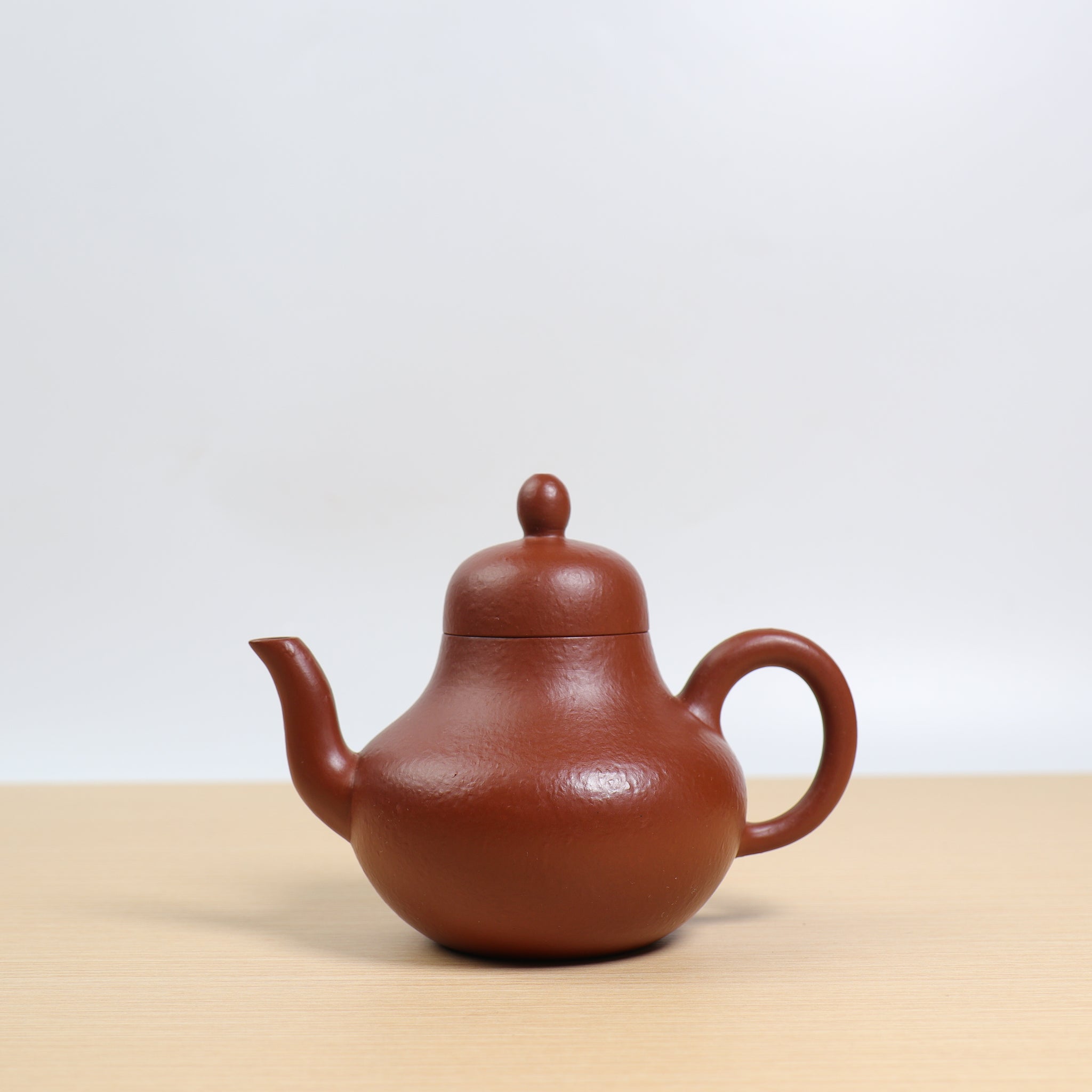 （已售出）【思亭壺】梨皮朱泥大紅袍經典紫砂茶壺