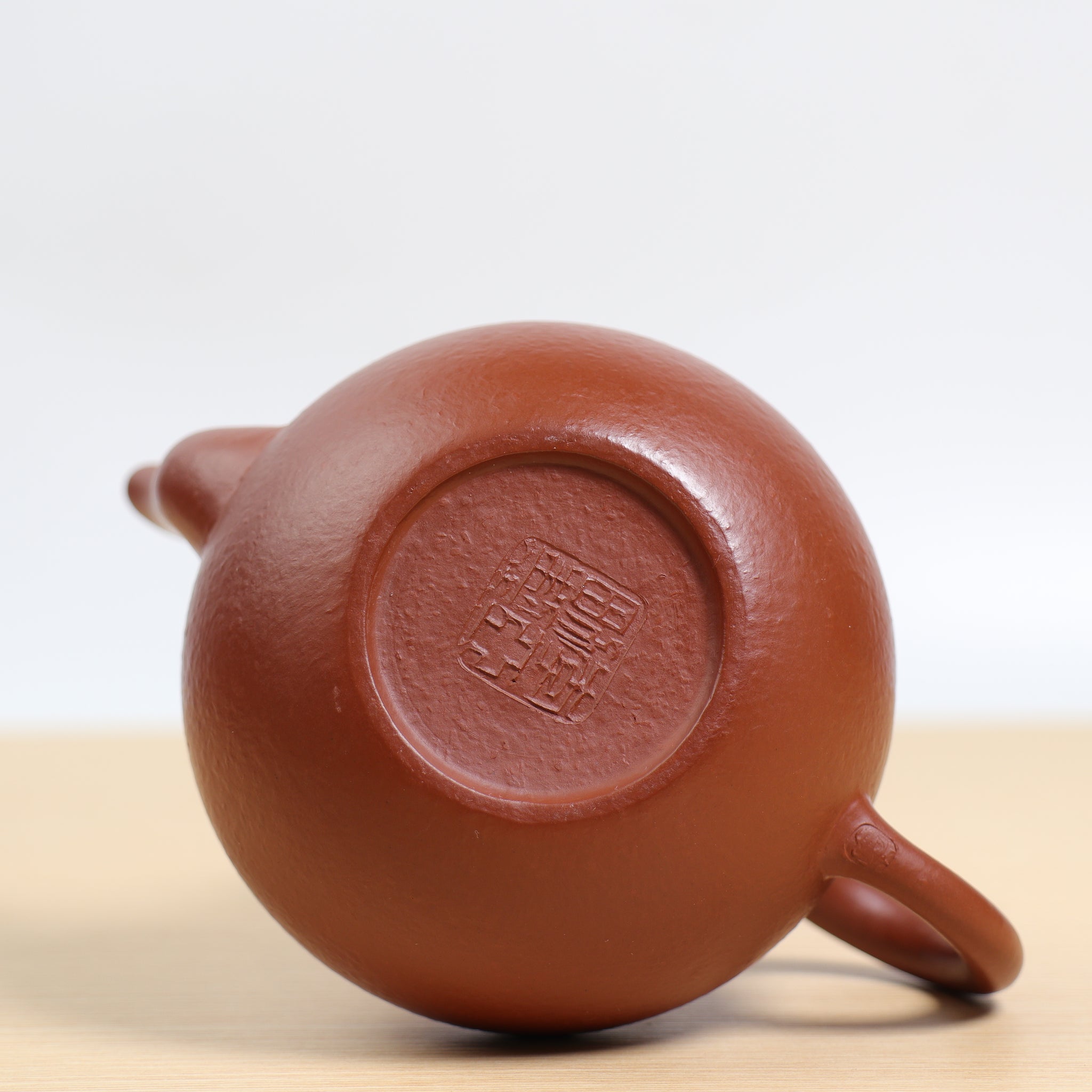 (Sold) [Siting Pot] Pear skin red clay Dahongpao classic purple clay teapot