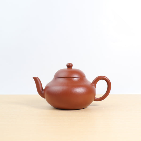 （已售出） *江友明弟子*【梨形】全手工原礦朱泥經典紫砂茶壺