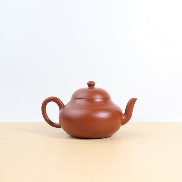 （已售出） *江友明弟子*【梨形】全手工原礦朱泥經典紫砂茶壺