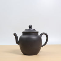 [Laughing Sakura] Original black gold sand and elegant purple sand teapot